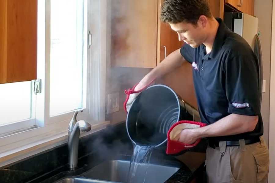 Using Boiling Water Unblocking
